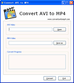 Screenshots of Convert AVI to MP4
